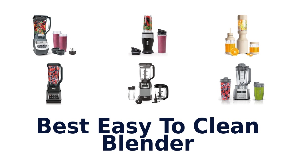 best easy to clean blender