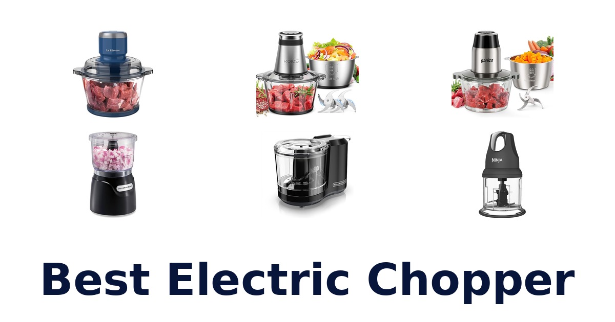 best electric chopper