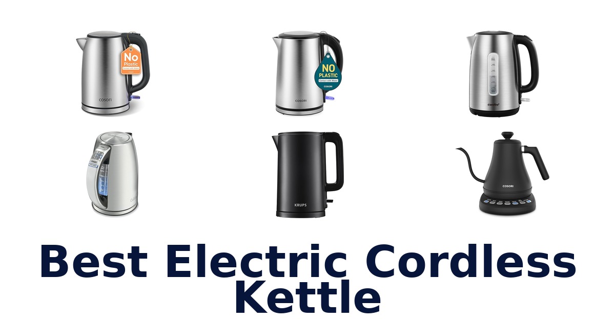 best electric cordless kettle