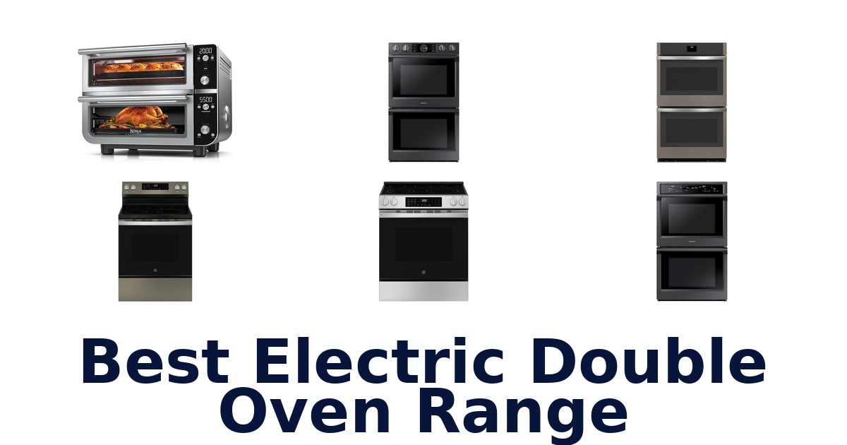 best electric double oven range