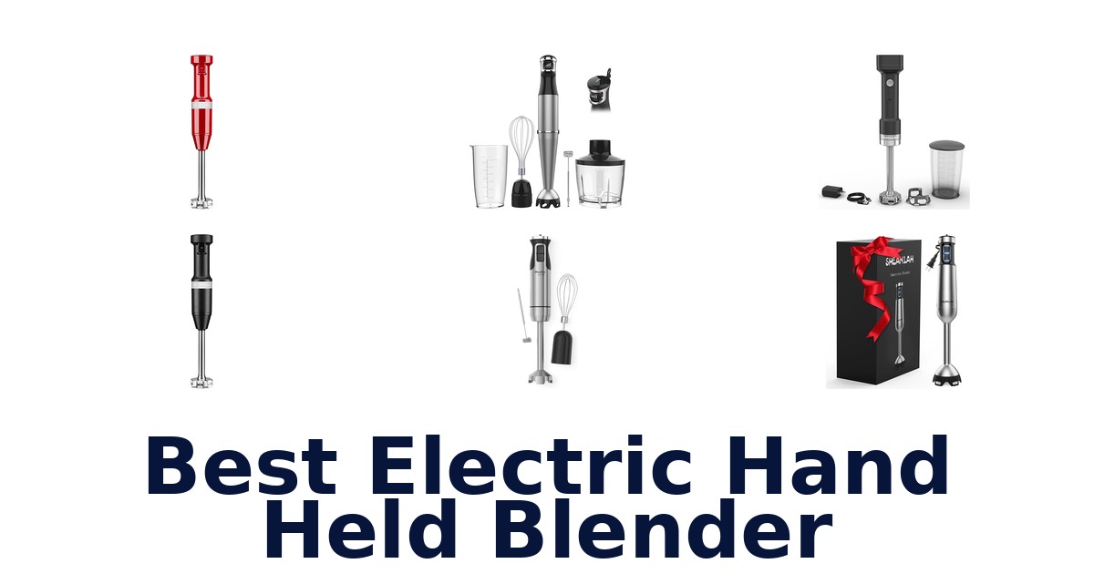 best electric hand held blender