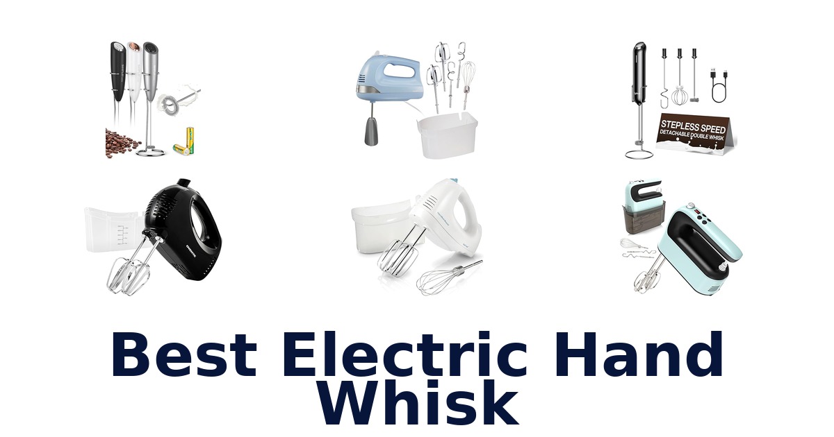 best electric hand whisk