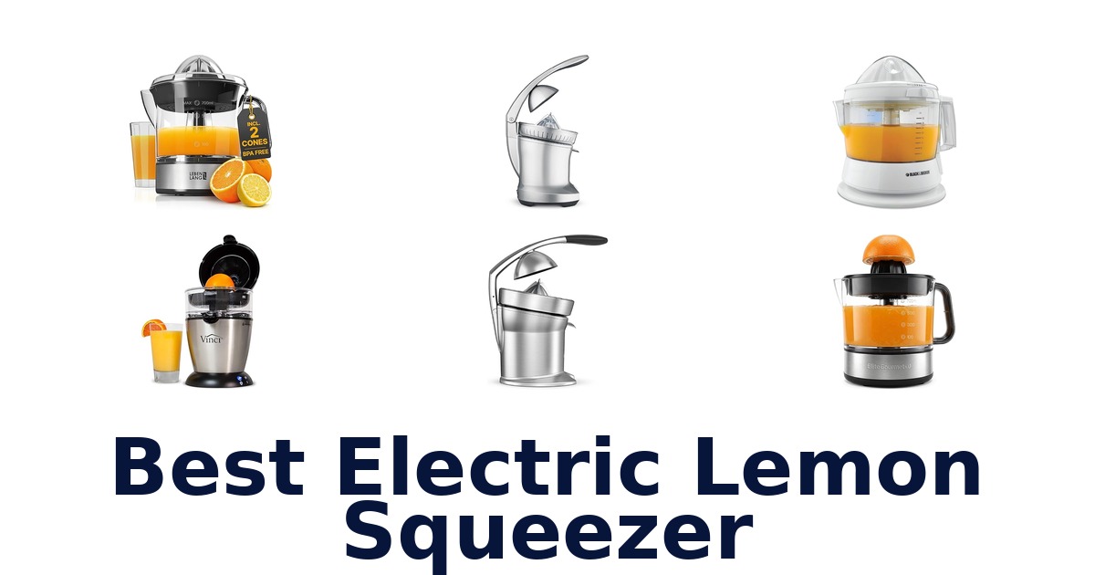 best electric lemon squeezer