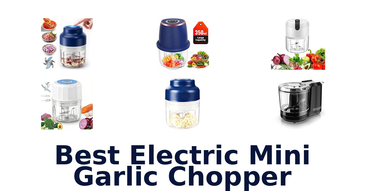 best electric mini garlic chopper