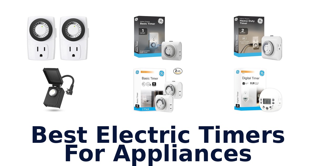 best electric timers for appliances
