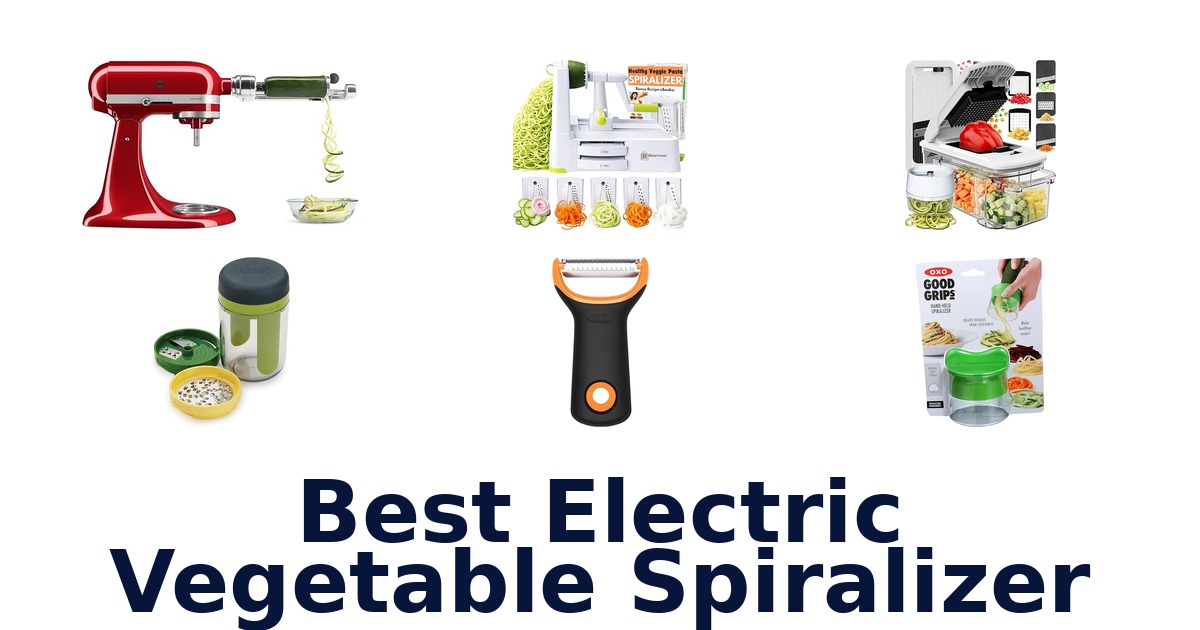 best electric vegetable spiralizer