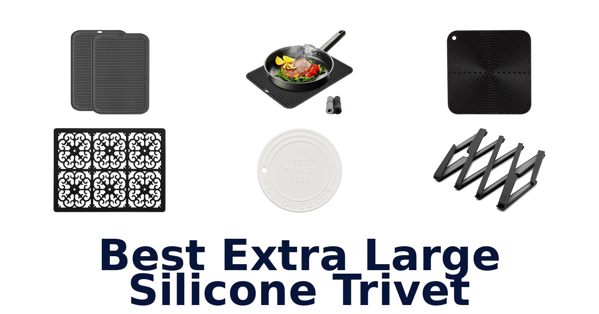 best extra large silicone trivet