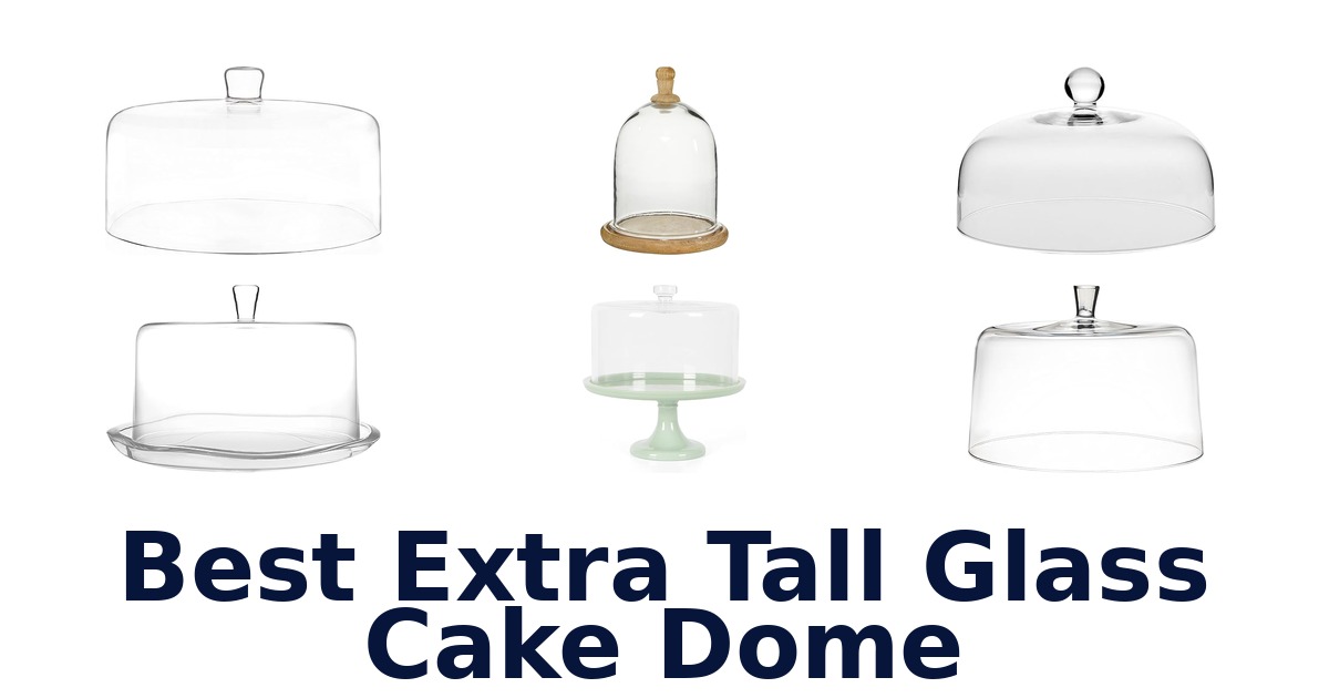 best extra tall glass cake dome