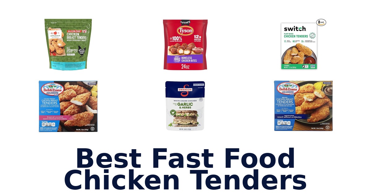 best fast food chicken tenders