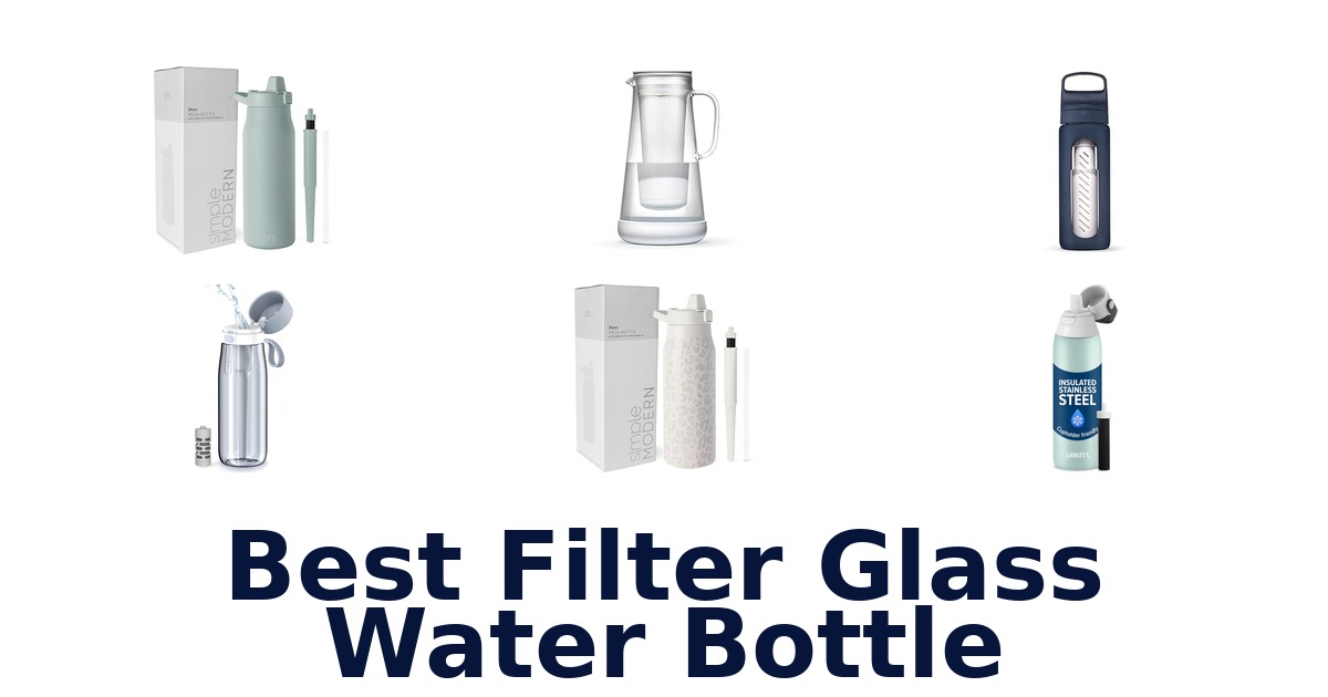 best filter glass water bottle