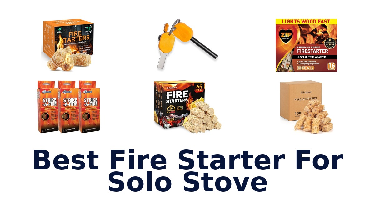 best fire starter for solo stove