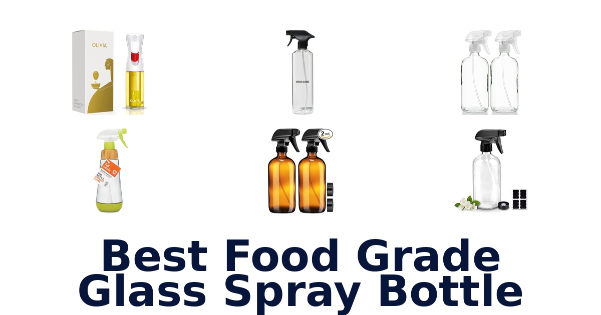 best food grade glass spray bottle