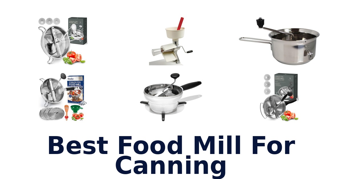 best food mill for canning