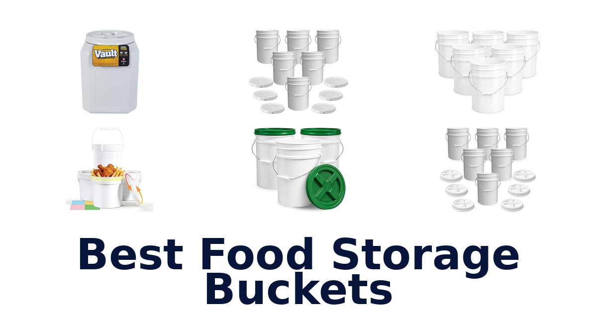 best food storage buckets