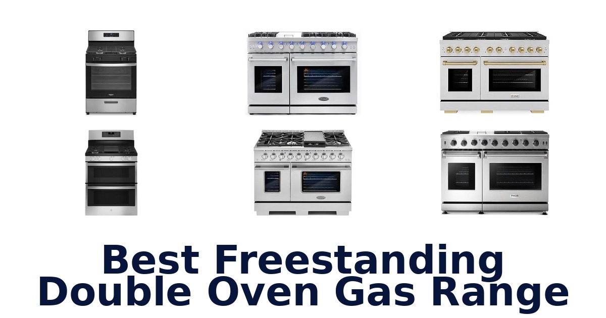 best freestanding double oven gas range