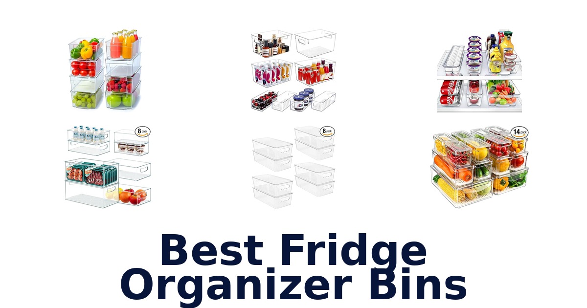 best fridge organizer bins