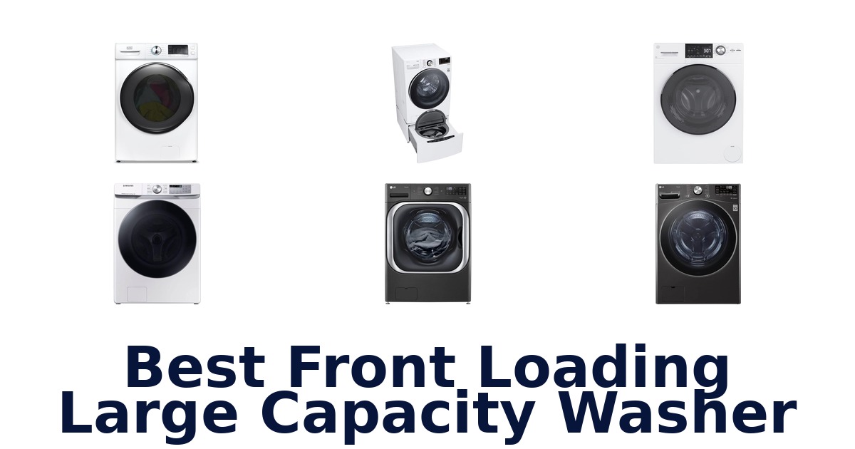 best front loading large capacity washer