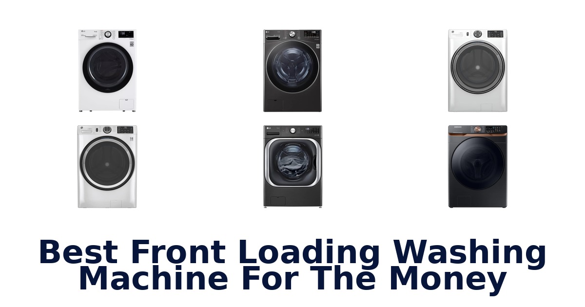 best front loading washing machine for the money
