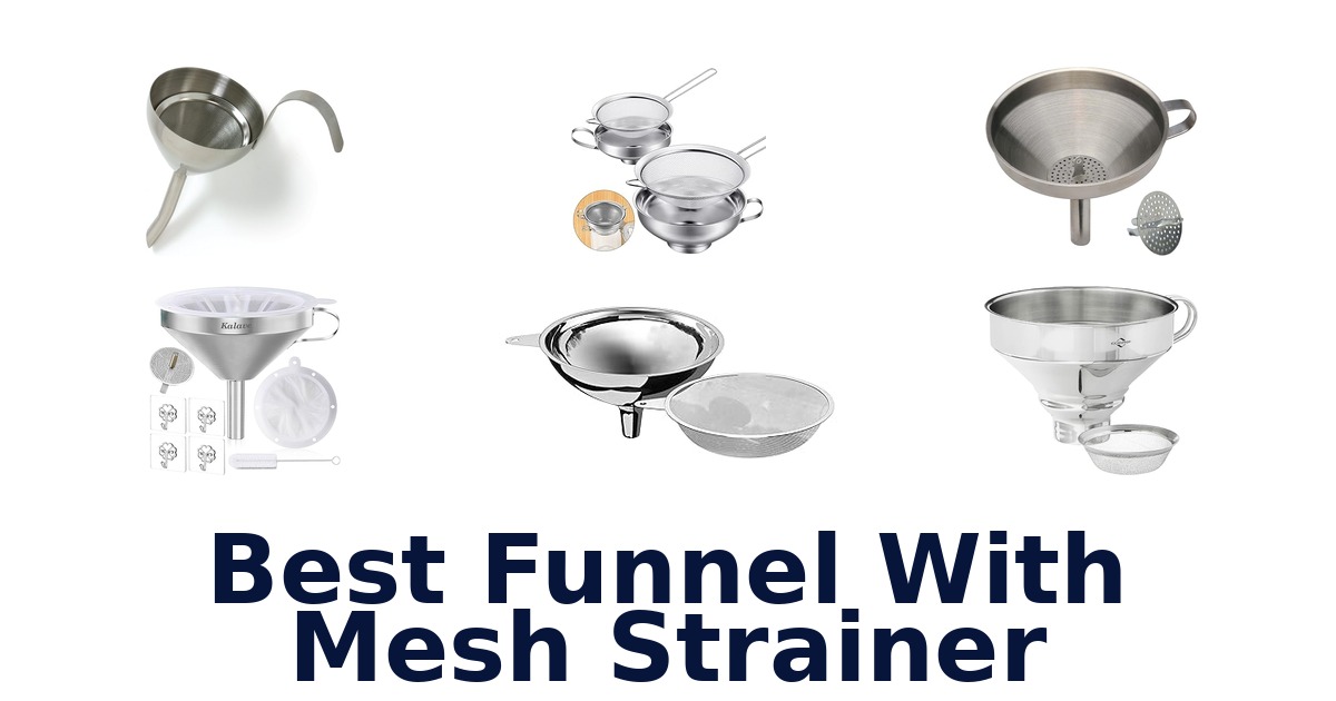 best funnel with mesh strainer