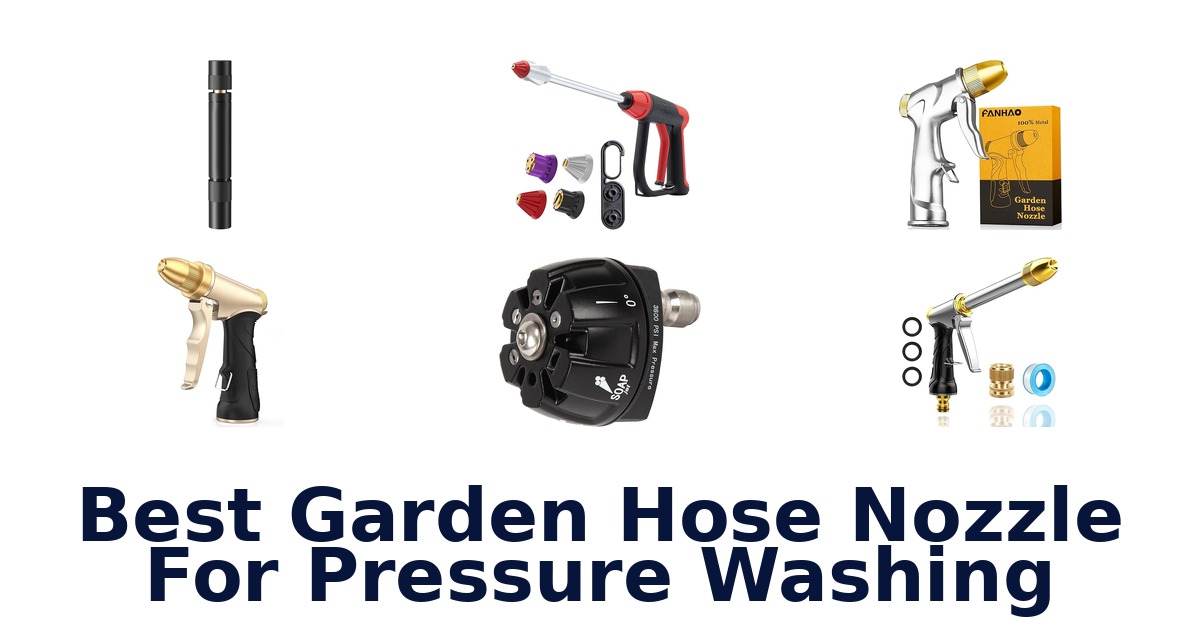 best garden hose nozzle for pressure washing