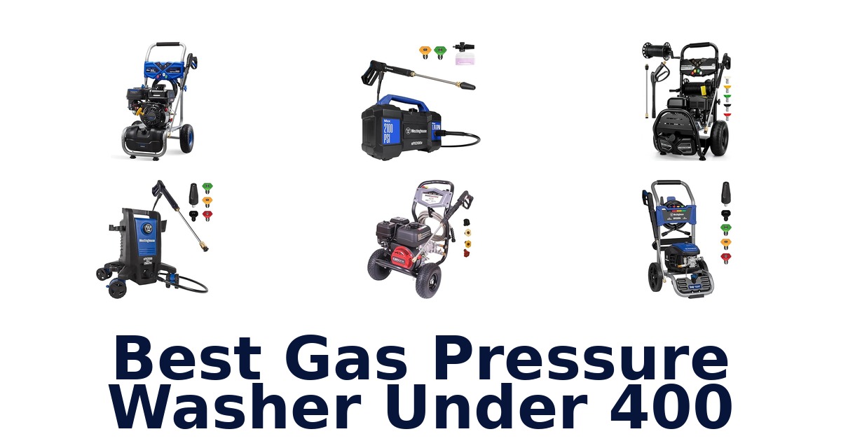 best gas pressure washer under 400