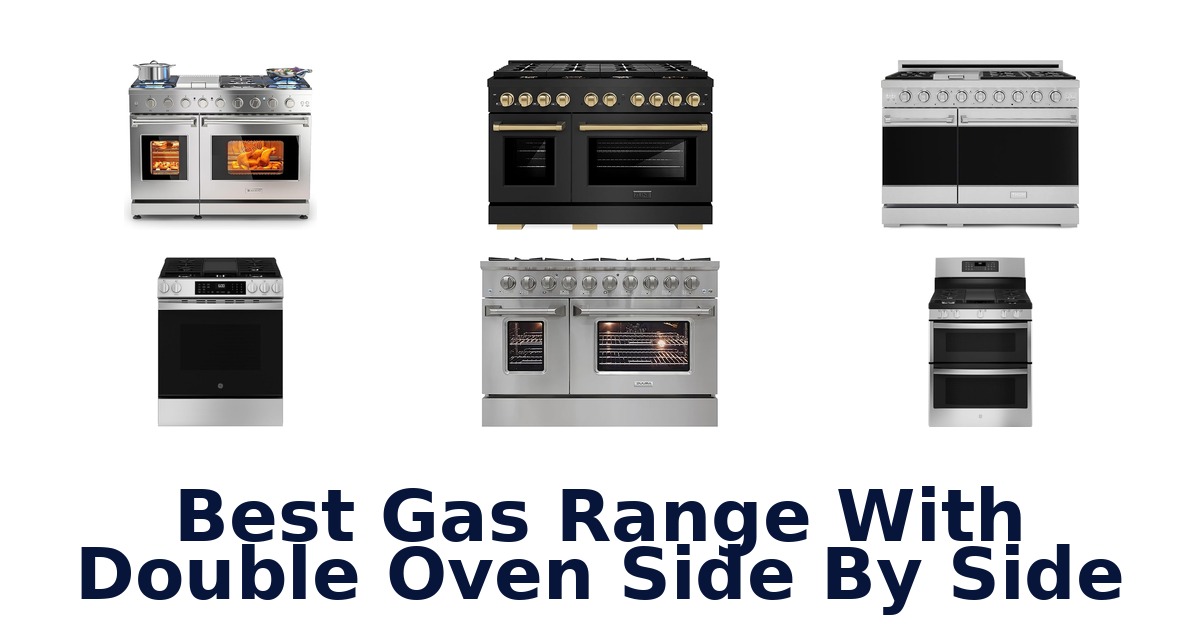 best gas range with double oven side by side