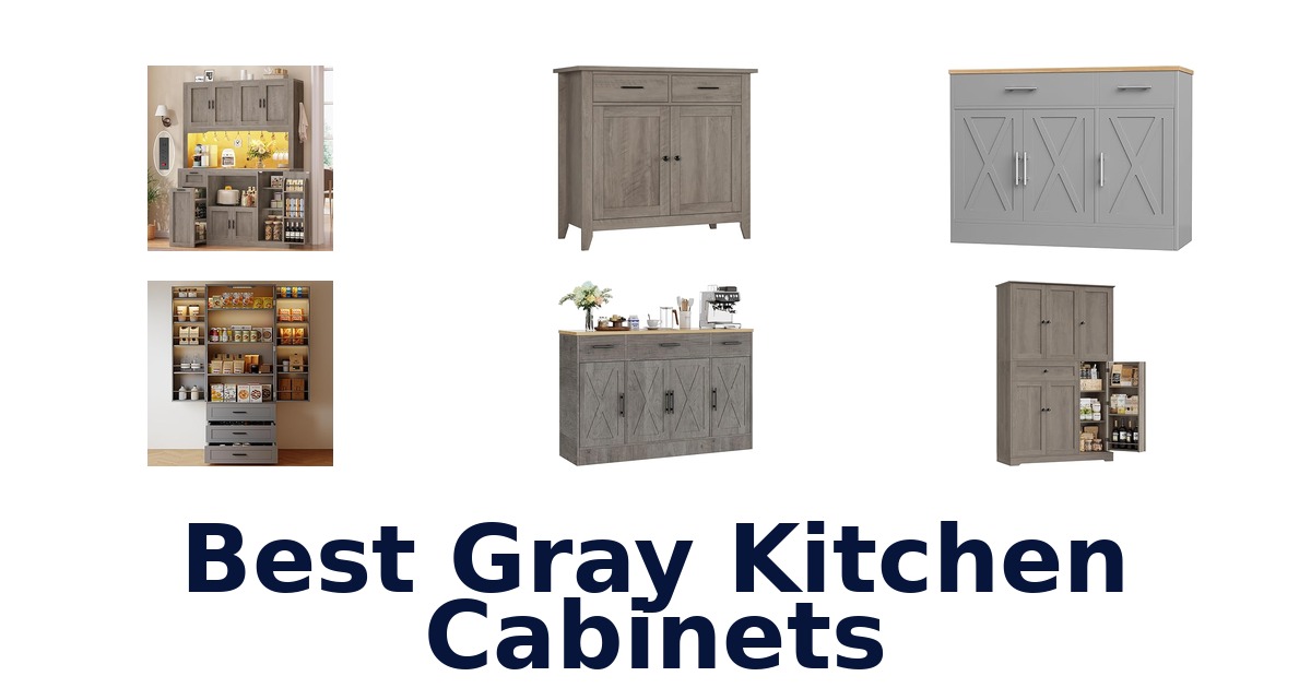 best gray kitchen cabinets