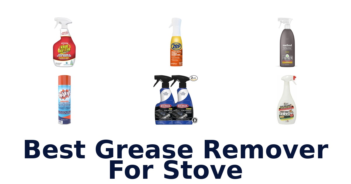 best grease remover for stove
