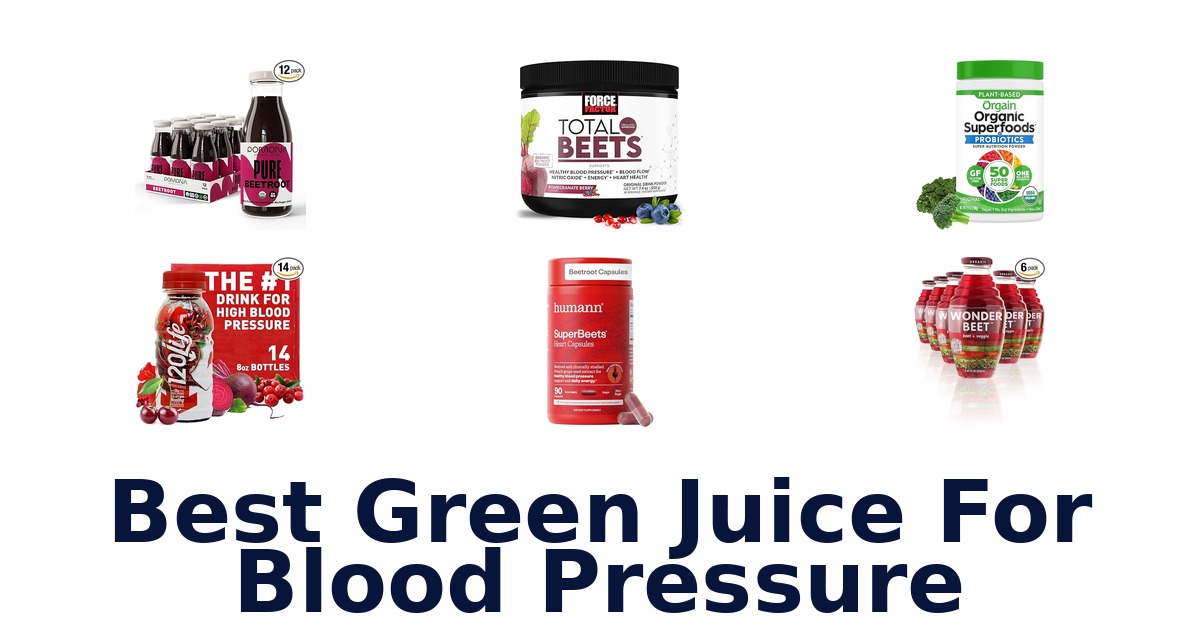 best green juice for blood pressure