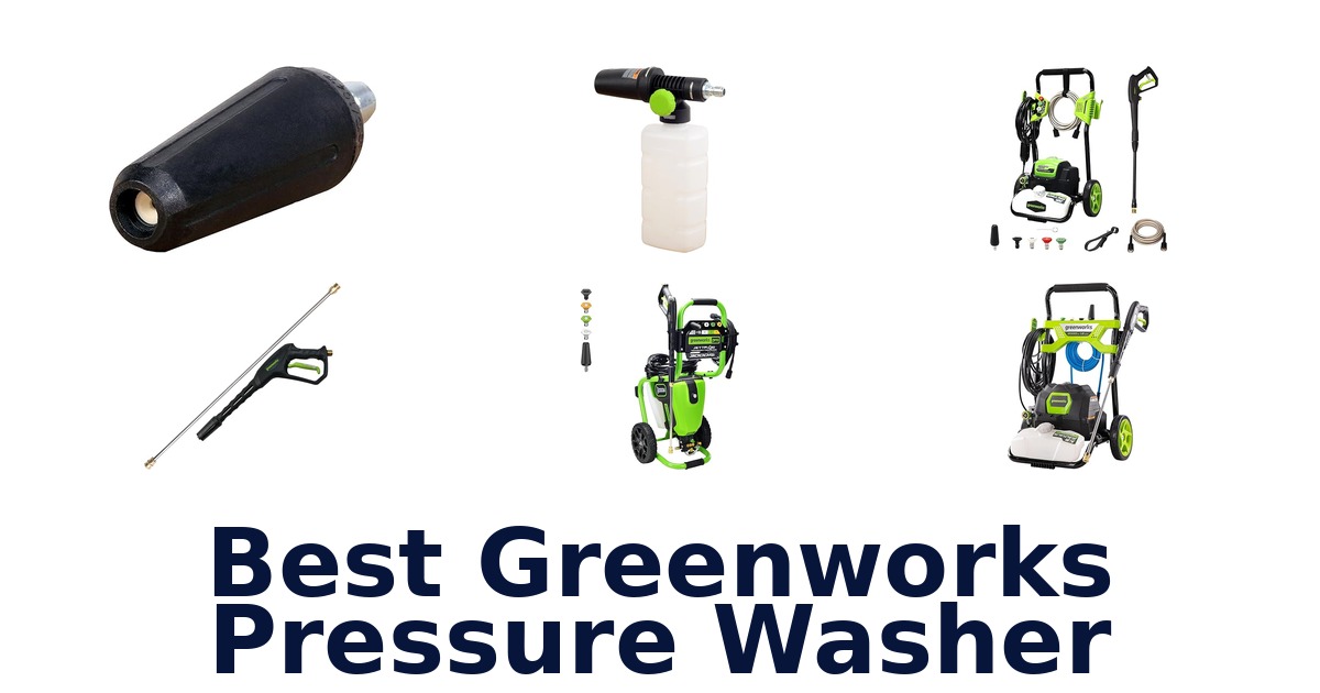 best greenworks pressure washer