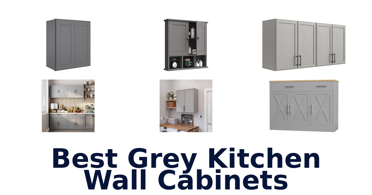 best grey kitchen wall cabinets