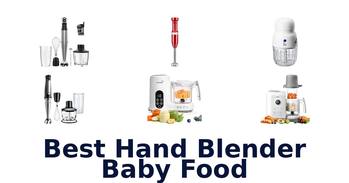 best hand blender baby food