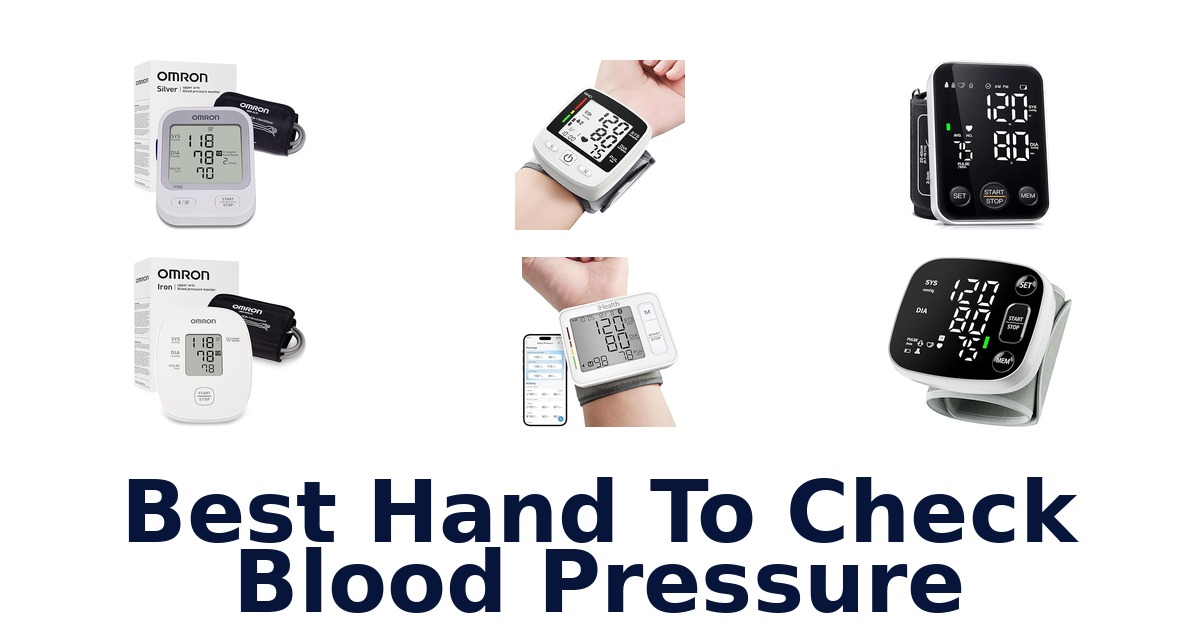 best hand to check blood pressure