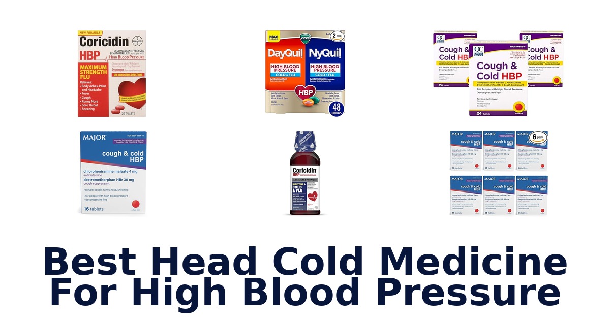 best head cold medicine for high blood pressure