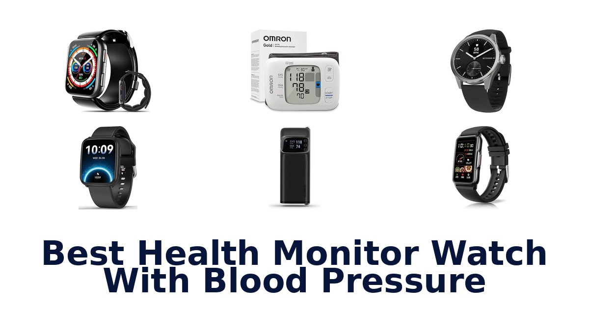 best health monitor watch with blood pressure