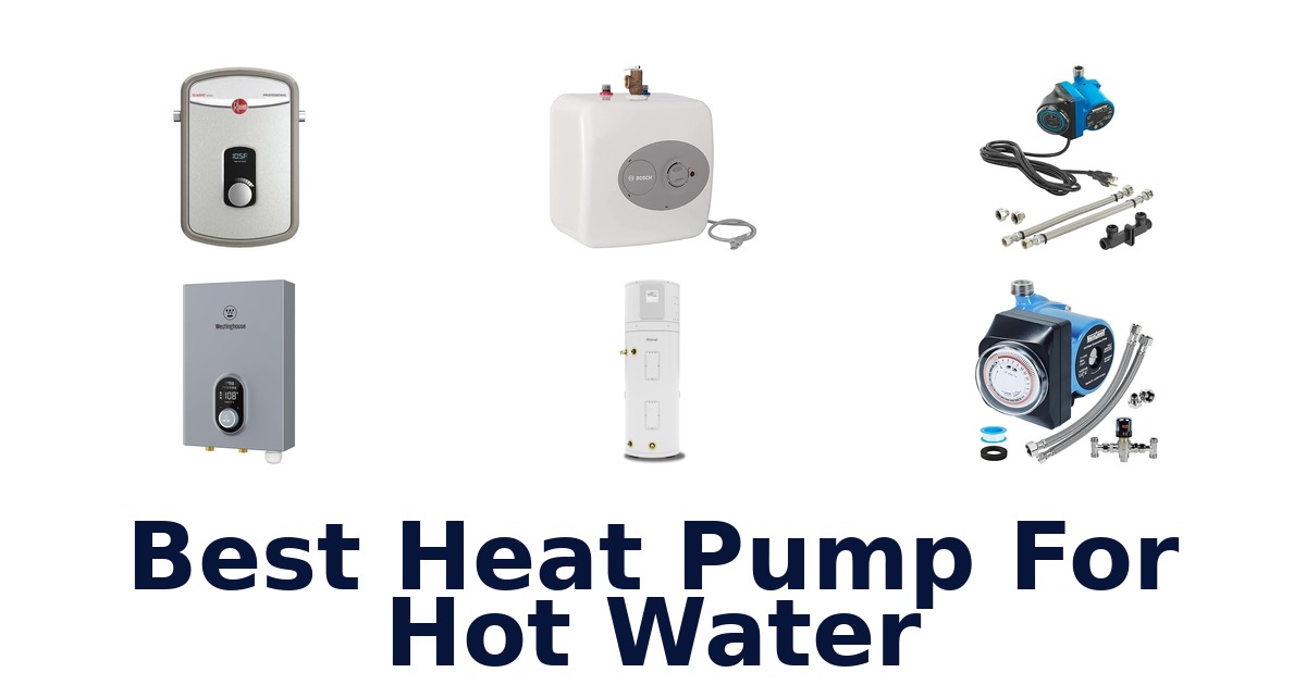 best heat pump for hot water