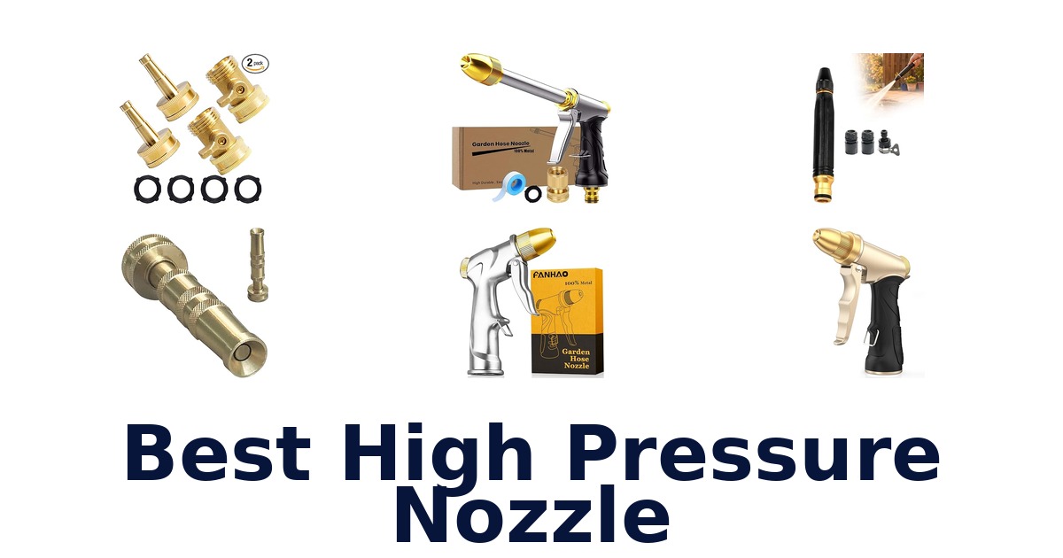 best high pressure nozzle