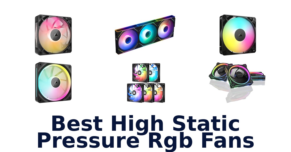 best high static pressure rgb fans