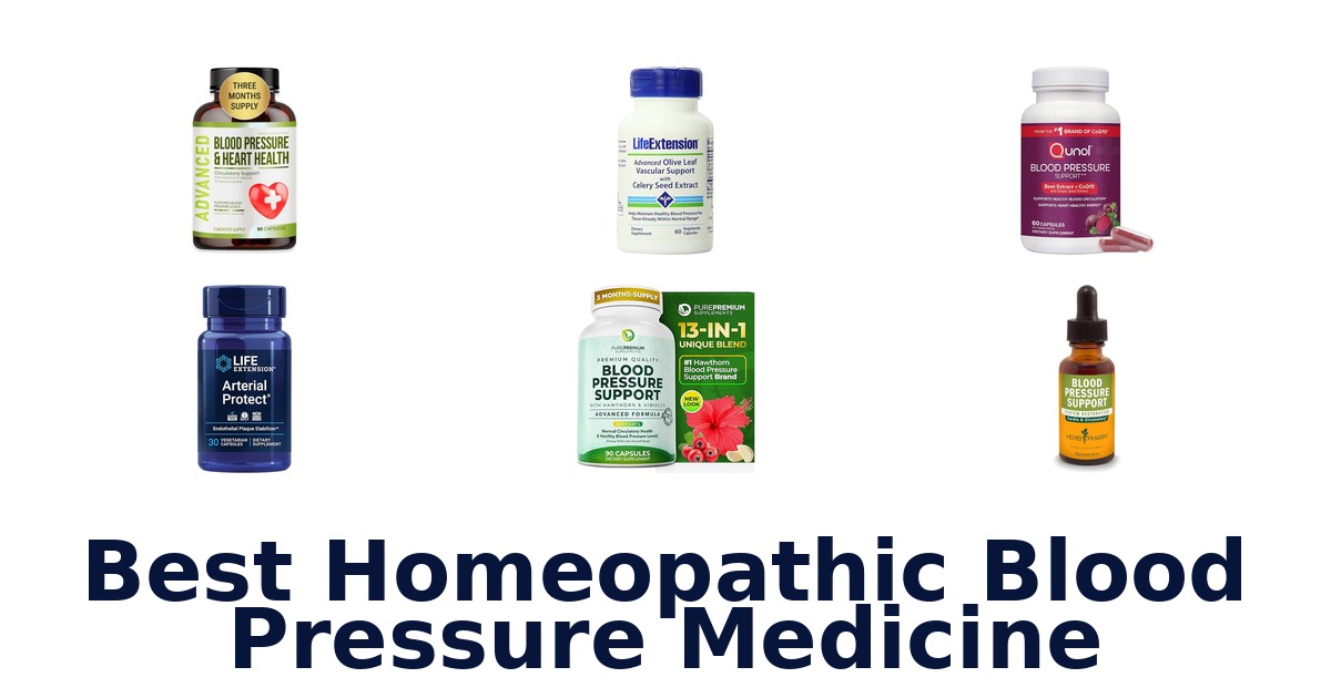 best homeopathic blood pressure medicine