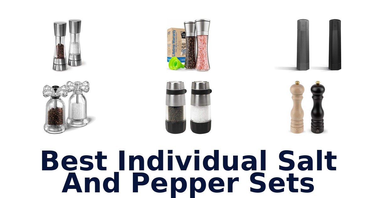 best individual salt and pepper sets