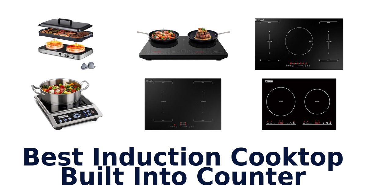 best induction cooktop built into counter