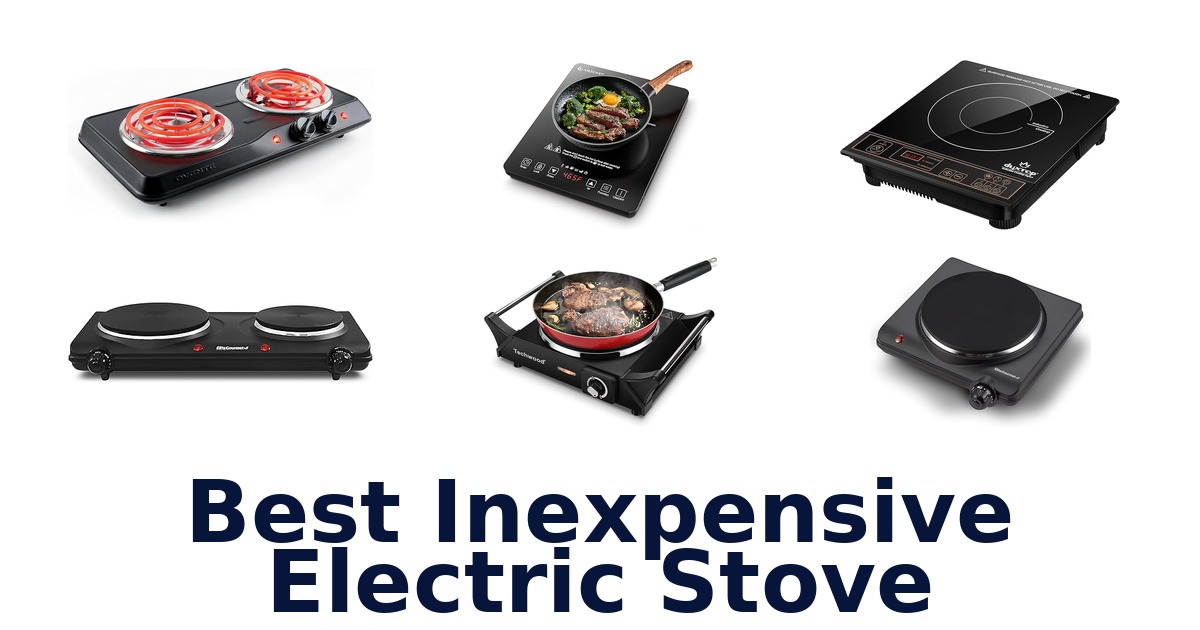 best inexpensive electric stove