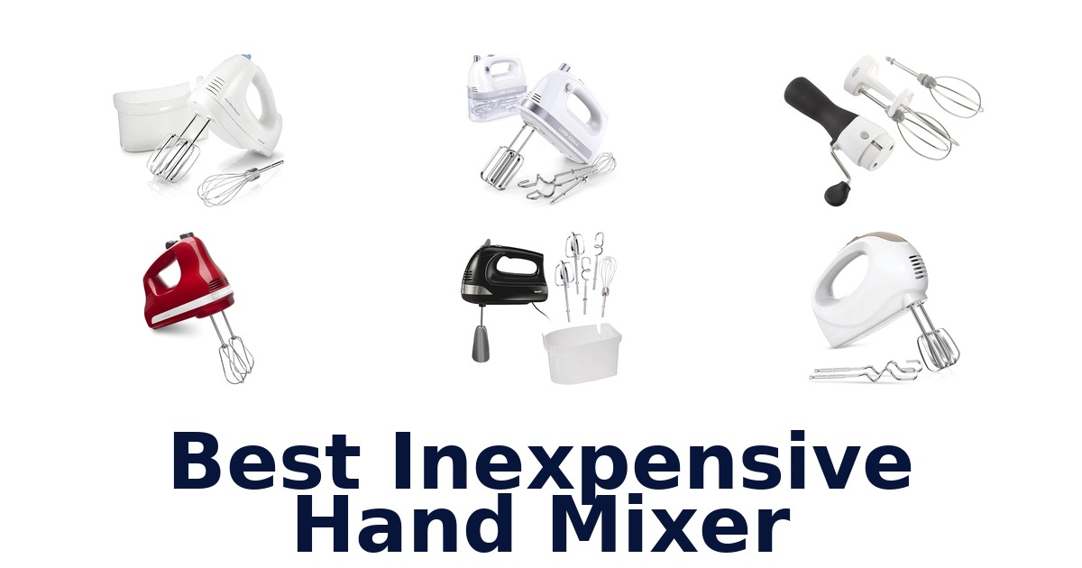 best inexpensive hand mixer
