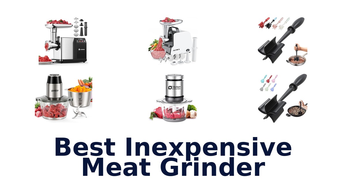 best inexpensive meat grinder