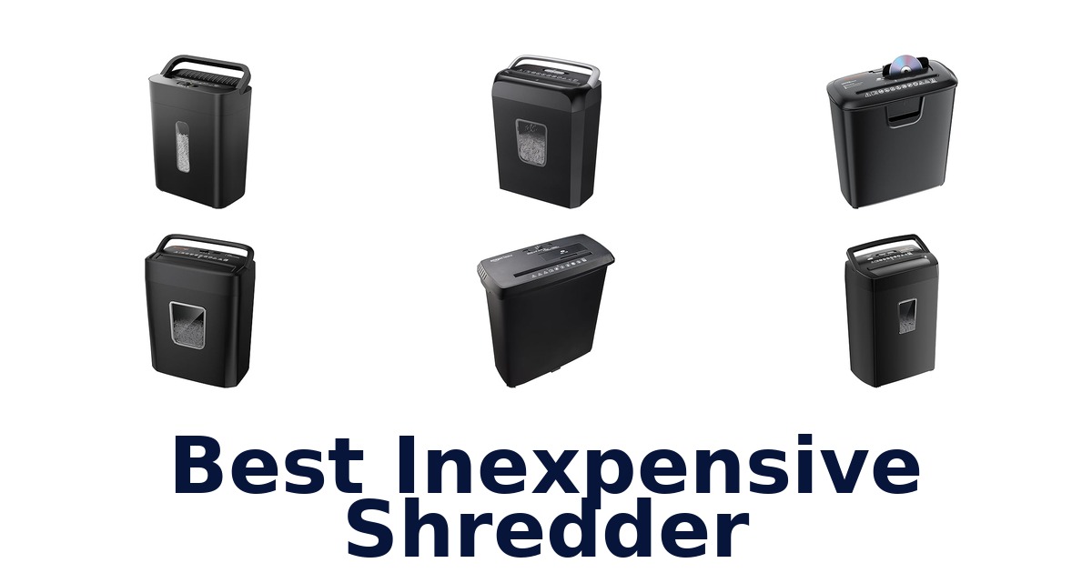 best inexpensive shredder