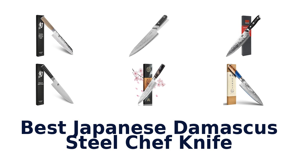 best japanese damascus steel chef knife