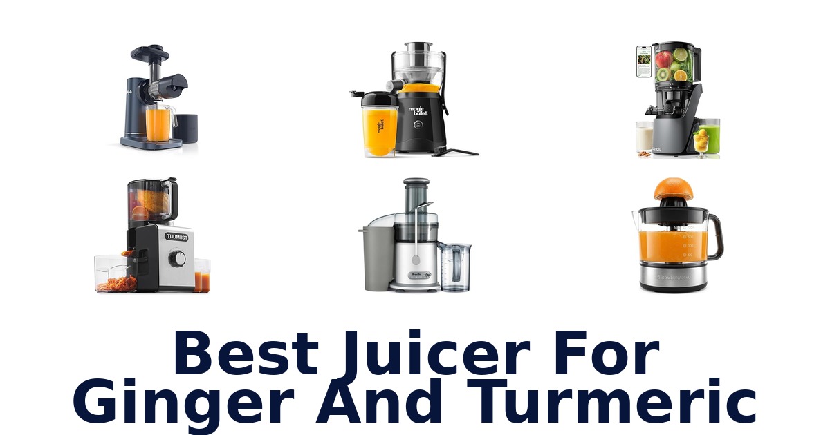 best juicer for ginger and turmeric