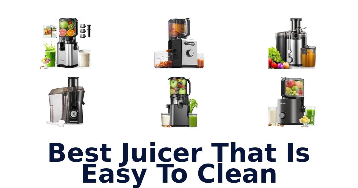 best juicer that is easy to clean