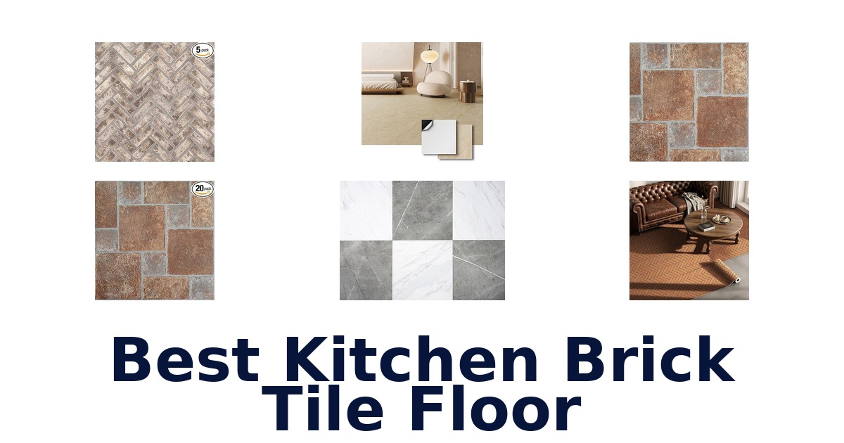 best kitchen brick tile floor