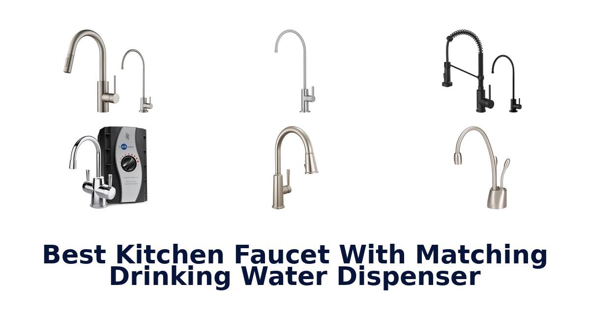 best kitchen faucet with matching drinking water dispenser